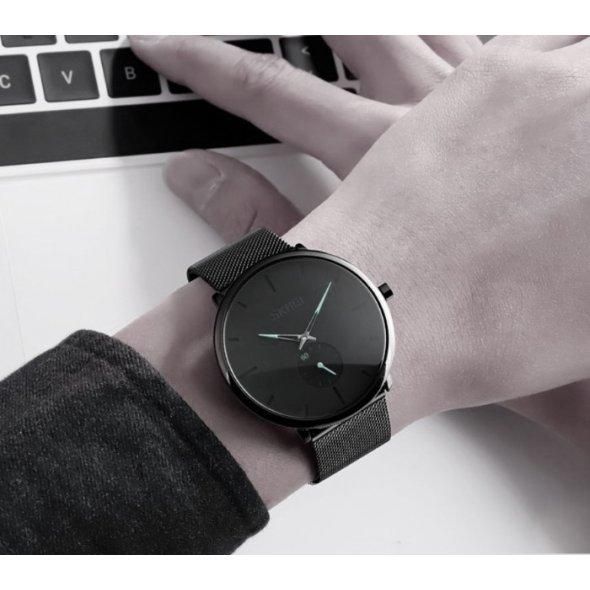 Чоловічий наручний годинник Skmei 9185 Design Black