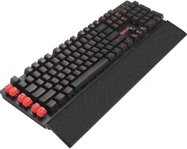 Клавиатура игровая Redragon Yaksa K505 USB UKR (7 цветов) + 26 кнопок Черный