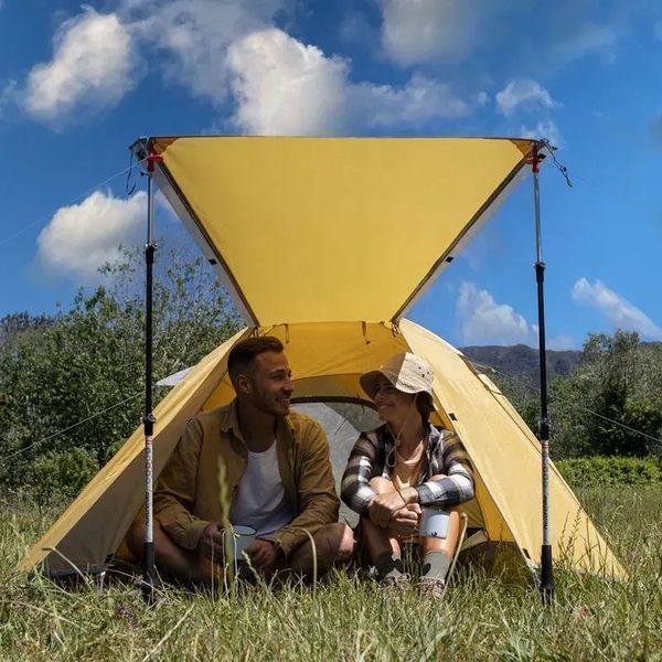 Двомісний намет Naturehike P-Series NH18Z022-P 210T 65D (Темний хакі)