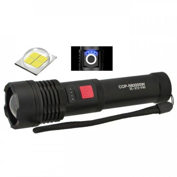 Фонарь COP BL-X72-P90 1880000W + zoom + microЗУ + 5 режимов