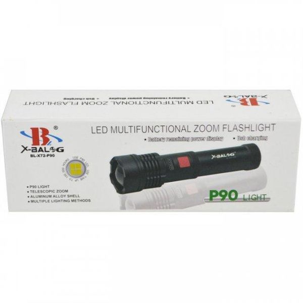 Фонарь COP BL-X72-P90 1880000W + zoom + microЗУ + 5 режимов