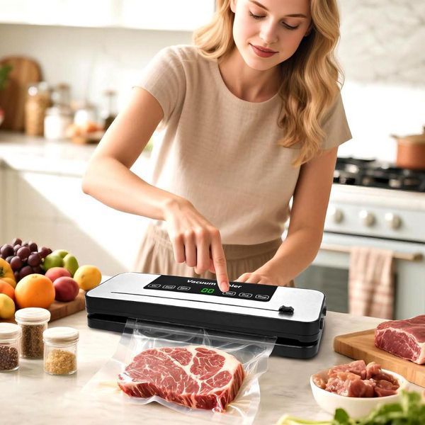 Вакууматор побутовий для харчових продуктів Vacuum Sealer 120W