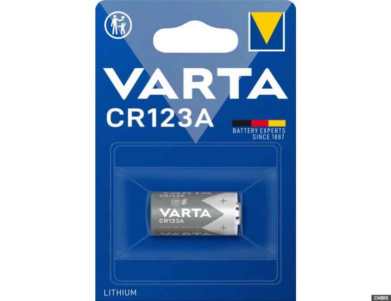 Батарейка Varta CR123A Lithium 1600 мА/ч в блистере