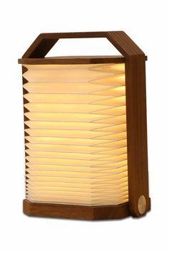 Светильник на аккумуляторе Gingko Smart Origami Lamp 450лм 6Вт (11.5 х 5 х 21 см) Натуральный орех