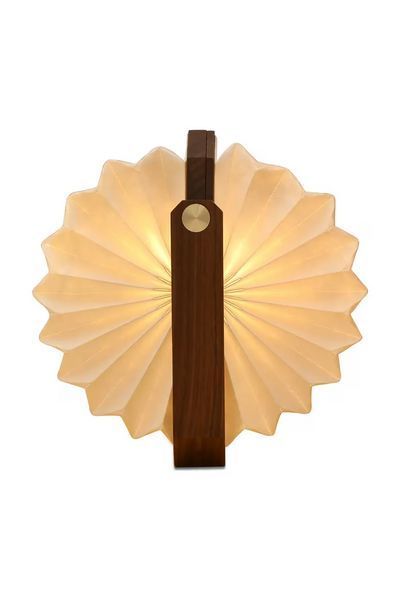 Светильник на аккумуляторе Gingko Smart Origami Lamp 450лм 6Вт (11.5 х 5 х 21 см) Натуральный орех
