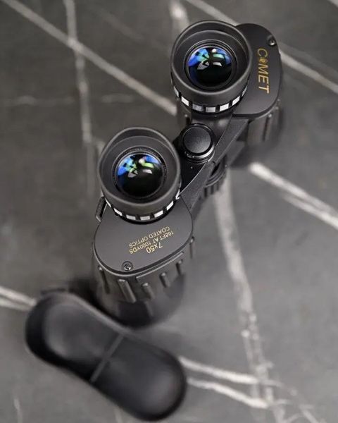 Бінокль Comet PRO 10х50 ПП7740 BaK-4 з FMC-покриттям Чорний