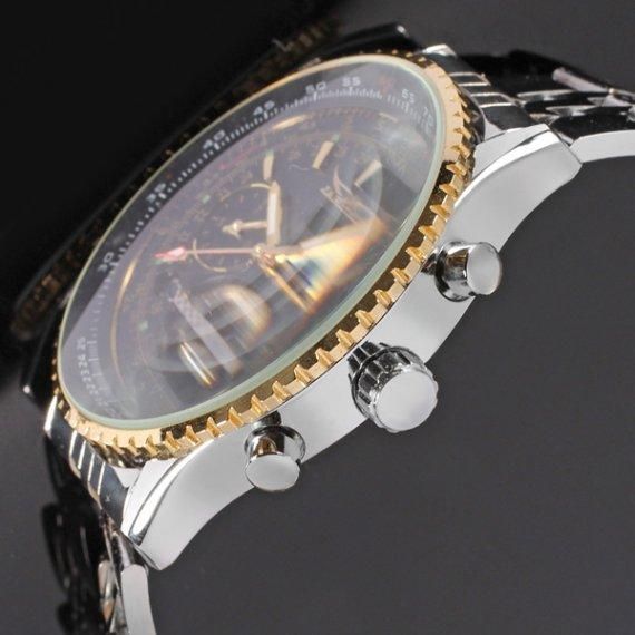 Чоловічий наручний механічний годинник Jaragar Luxury