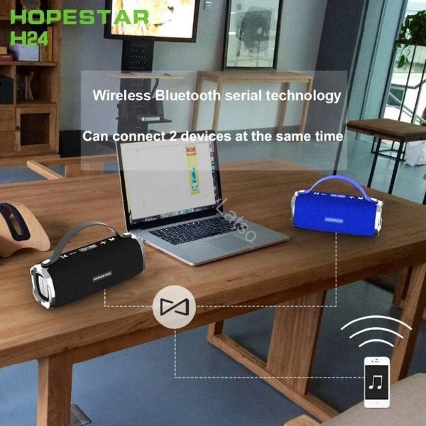 Портативная Bluetooth колонка Hopestar H24 bluetooth + power bank + mic (Камуфляж)