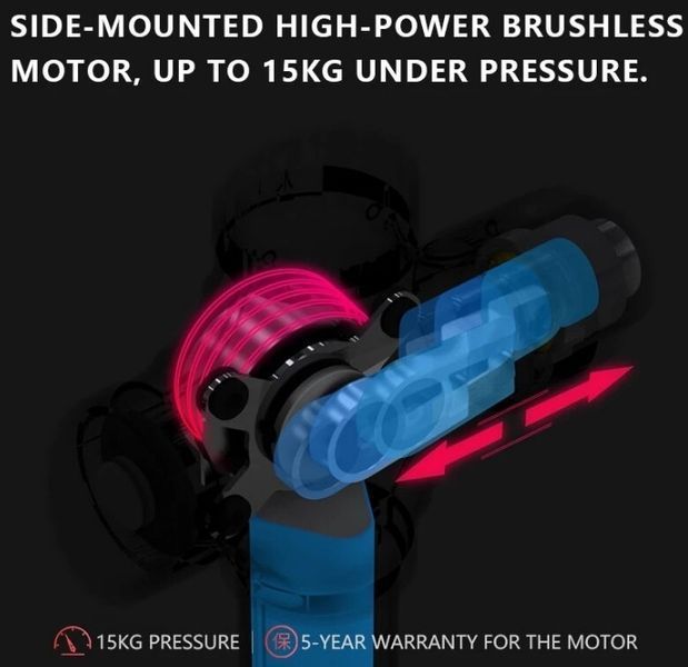 Перкусійний масажний пістолет Booster A2 Масажер тригерних точок Massage Gun