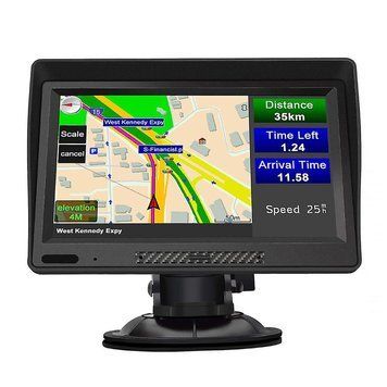 Автомобільний GPS-навігатор D-719 7" 512Mb 16GB мультитач