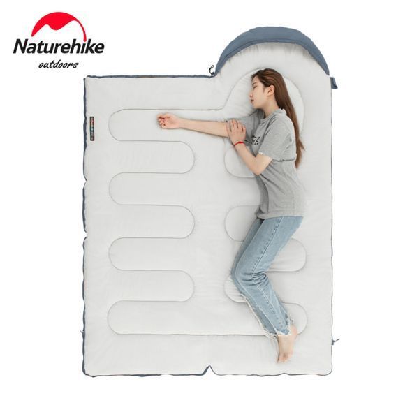 Спальник з капюшоном Naturehike Y150 NH21MSD08 Лівий (Темно-блакитний)