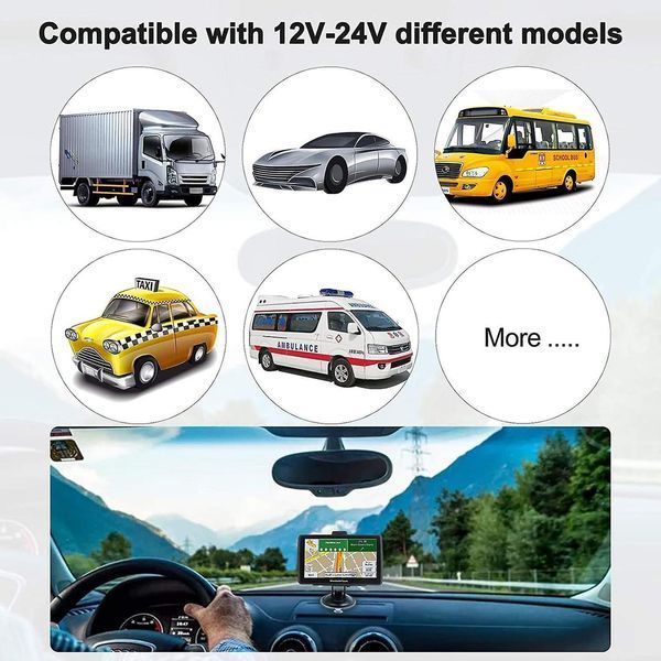 Автомобильный GPS-навигатор D-719 7" 512Mb 16GB мультитач
