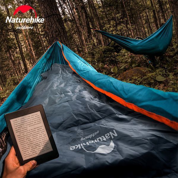Спальник з капюшоном Naturehike Y150 NH21MSD08 Лівий (Темно-блакитний)