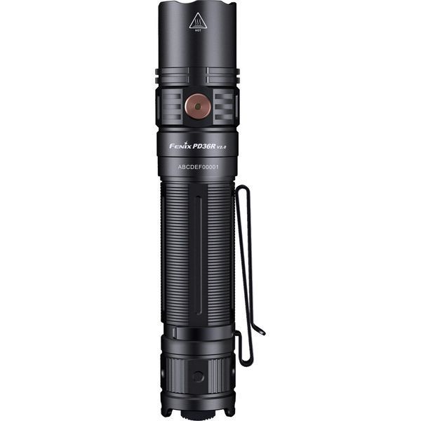 Ручний тактичний ліхтарик Fenix PD36R V2.0 1700лм Type-C (Чорний)