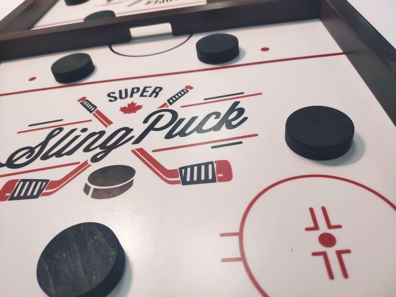 Настольный хоккей Sling Puck Игра-антистресс Футбол на штангах
