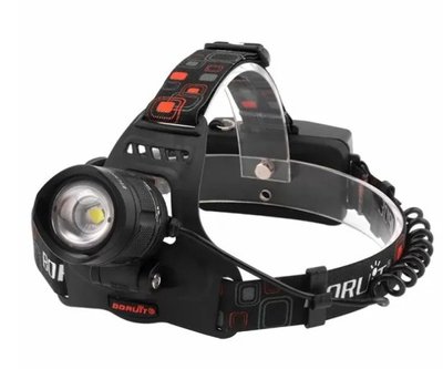 Налобний ліхтар X-balog BL-T32-P50 + zoom + microUSB + 2х18650 + 3 режими