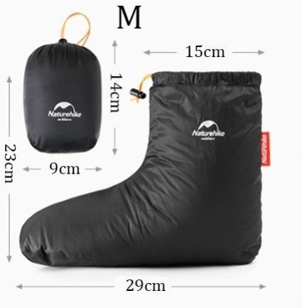 Черевики на гусячому пуху Naturehike NH18S023-T (Чорні) розмір 40-44 (М)