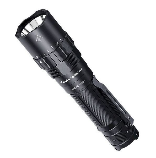 Тактичний ручний ліхтарик Fenix PD40R V3.0 3000лм USB Type-C (Чорний)