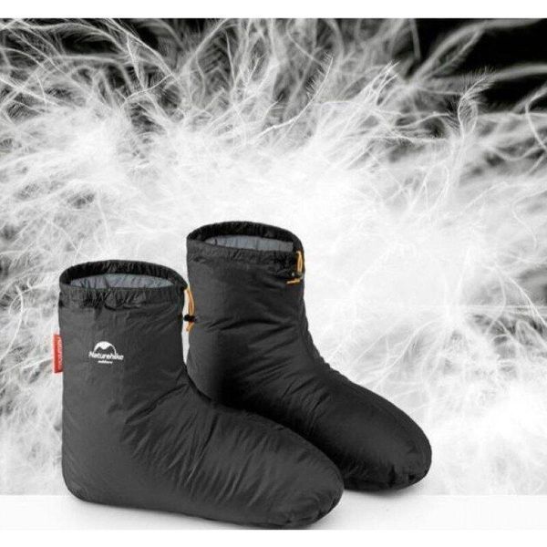 Черевики на гусячому пуху Naturehike NH18S023-T (Чорні) розмір 40-44 (М)