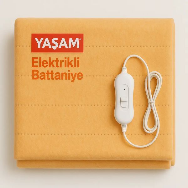 Электрическая простынь Yasam 120&times;160см с подогревом Персиковый