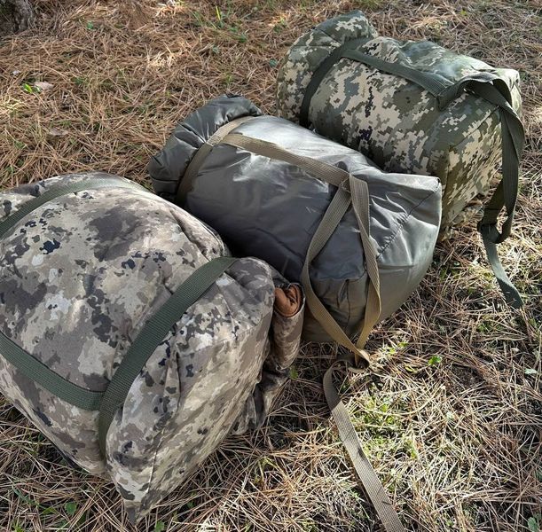 Зимовий спальний мішок Tulumu 180х70+25 см капюшон (до -35С) Хаки