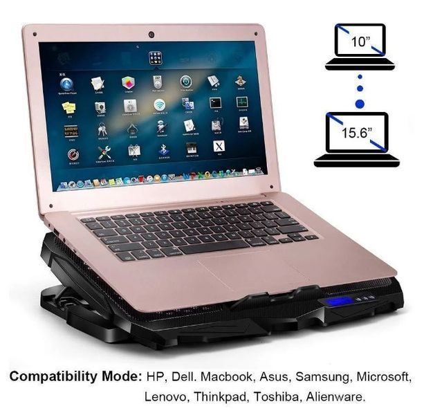 Охлаждающая подставка для ноутбуков Laptop Cooler S18 диагональ 17.3 "