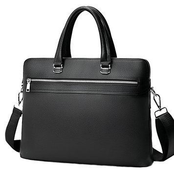 Сумка мужская для ноутбука Tiding Bag (38 x 29 x 8 см) 15.6" портфель для документов Черный