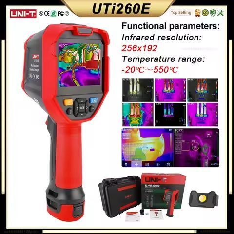 Тепловізор інфрачервоний UNI-T UTi260E 256х192 Червоний