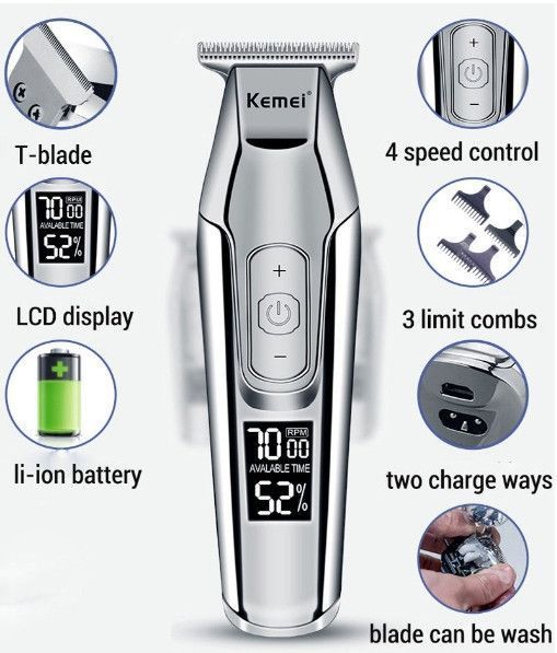 Триммер Окантовочная машинка Kemei Km-5027