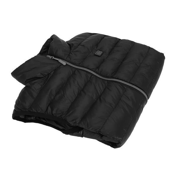 Мужской жилет с подогревом HeatFashion Electric Heating Vest (13 зон) Черный 7XL