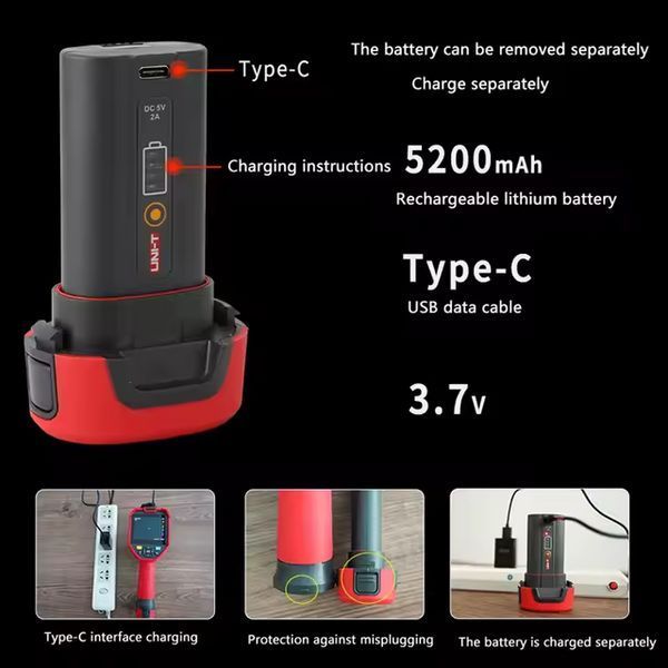 Тепловізор інфрачервоний UNI-T UTi260E 256х192 Червоний