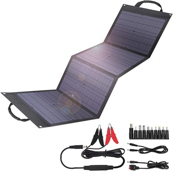 Складное солнечное зарядное устройство Solar panel BIGblue B406 80W Солнечная панель