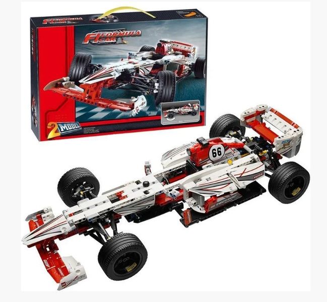 Конструктор JiSi bricks Technic 3366 Гоночный автомобиль Formula-1 - 1141 дет.