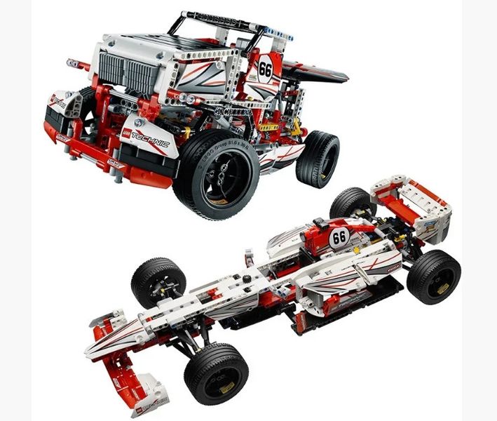 Конструктор JiSi bricks Technic 3366 Гоночный автомобиль Formula-1 - 1141 дет.