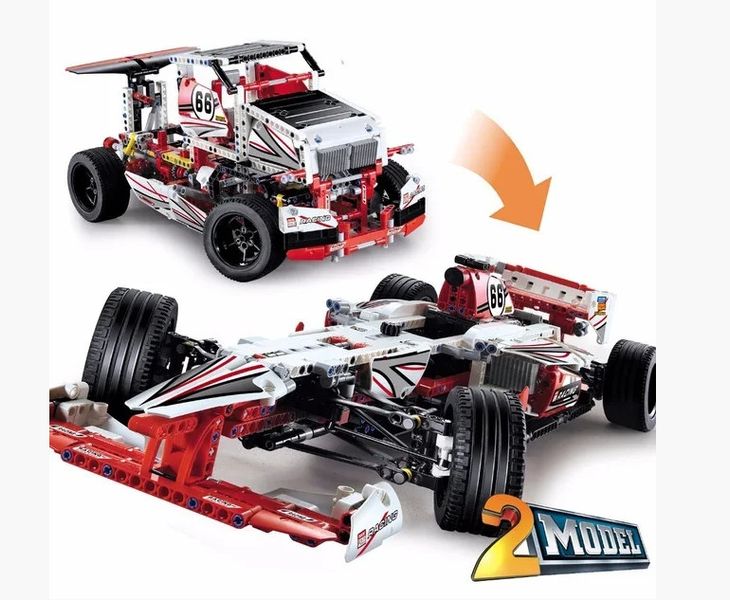 Конструктор JiSi bricks Technic 3366 Гоночный автомобиль Formula-1 - 1141 дет.