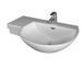 Раковина з поличкою Rak Ceramics Reserva Wing 75x81 см Білий