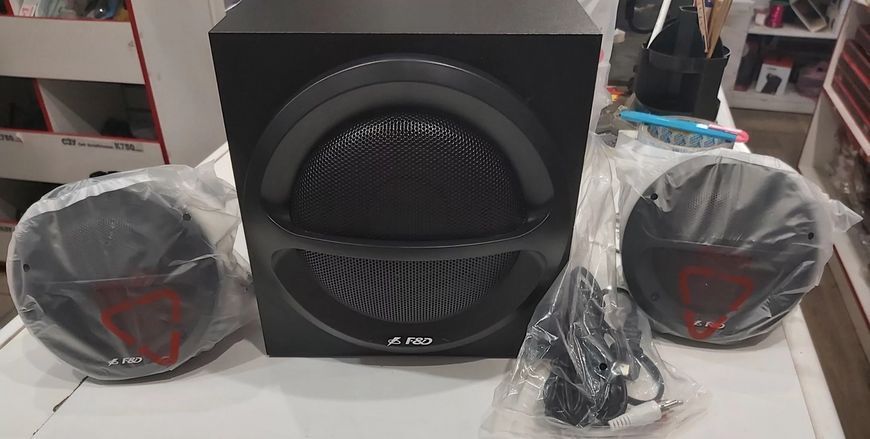 Комп'ютерні акустичні колонки F&D A111 plus (Чорний)