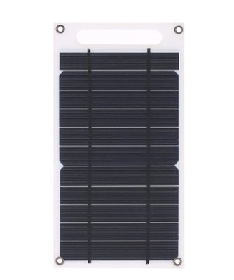Одинарна сонячна панель L1658 8W + USB Зарядний пристрій