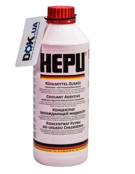 Антифриз концентрат Hepu Antifreeze P999-G12 1,5L красный