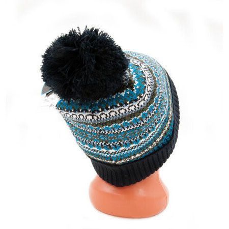 Водонепроникна шапка Dexshell Beanie Fair Isle кольорова Синя (L-XL)