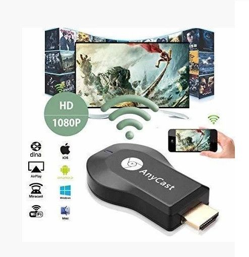 Медиаплеер ресивер HDMI Wi-Fi приемник Miracast AnyCast M9 plus для Smart ТВ