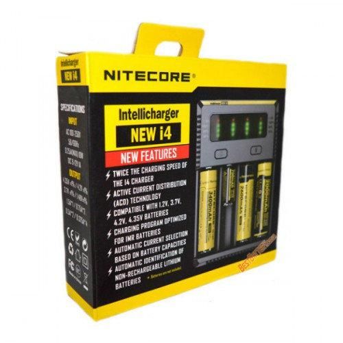 Новое универсальное зарядное Nitecore Intellicharger NEW i4