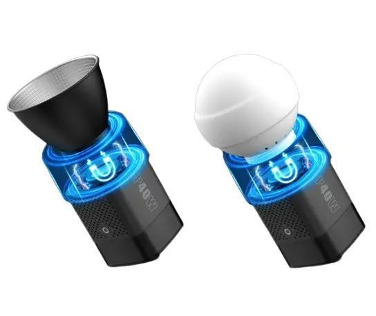 Монохроматичний освітлювач Luxceo P40W COB LED для фотостудії