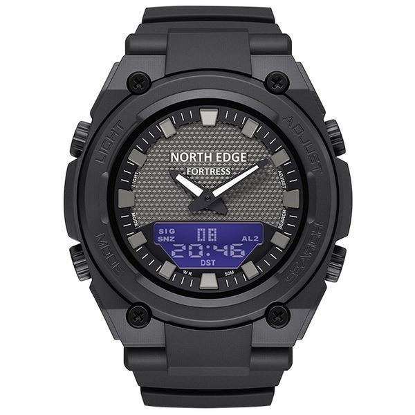 Часы мужские водостойкие тактические North Edge Fortess Черный