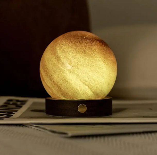 Світильник на акумуляторі Gingko AstraGlass Light Mini (8 режимів світіння) Піщана буря