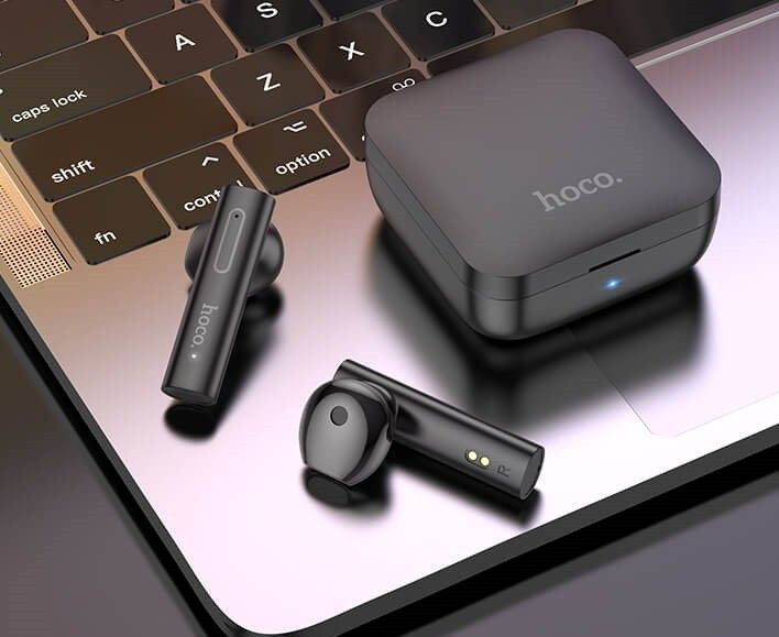 Беспроводные сенсорные наушники гарнитура Hoco DES12 Bluetooth Черный