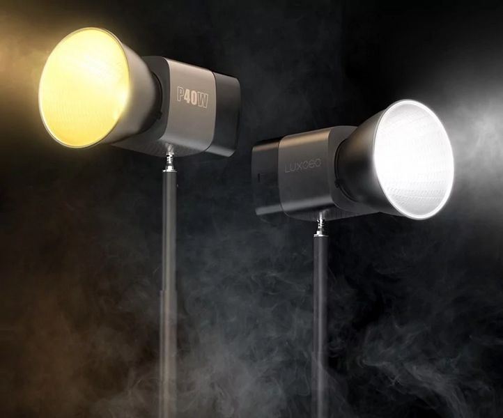 Монохроматичний освітлювач Luxceo P40W COB LED для фотостудії