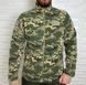 Мужская флисовая кофта Flas Polar с велкро под шевроны и патчи Пиксель, 2XL