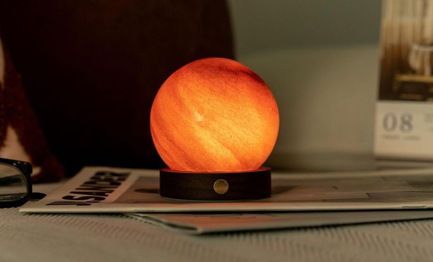 Світильник на акумуляторі Gingko AstraGlass Light Mini (8 режимів світіння) Піщана буря