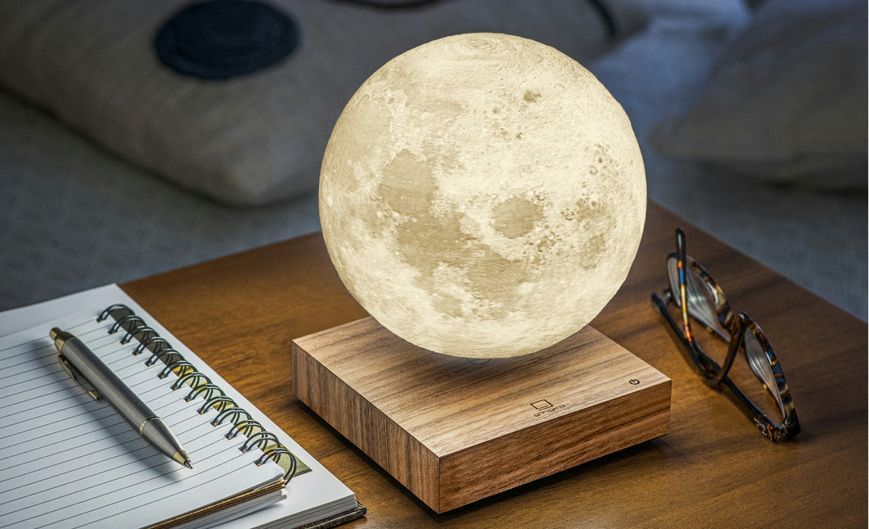 Левітуюча лампа на акумуляторі Gingko Moon (Дерево-рож)
